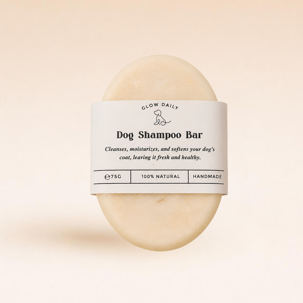 Natural Oatmeal Dog Shampoo Bar – Gentle Soothing Wash for Sensitive Skin