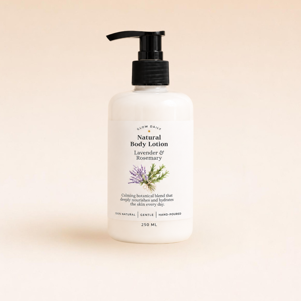 Natural Body Lotion – Lavender & Rosemary or Sweet Orange & Grapefruit