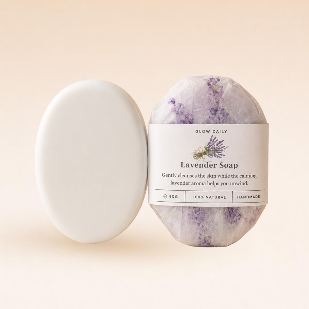 Natural Handmade Soap Bar – Peppermint, Lavender, Orange or Honey & Oatmeal