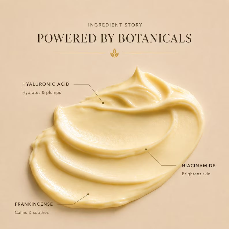 Anti-Ageing Face Cream – Hyaluronic Acid, Niacinamide & Rosehip