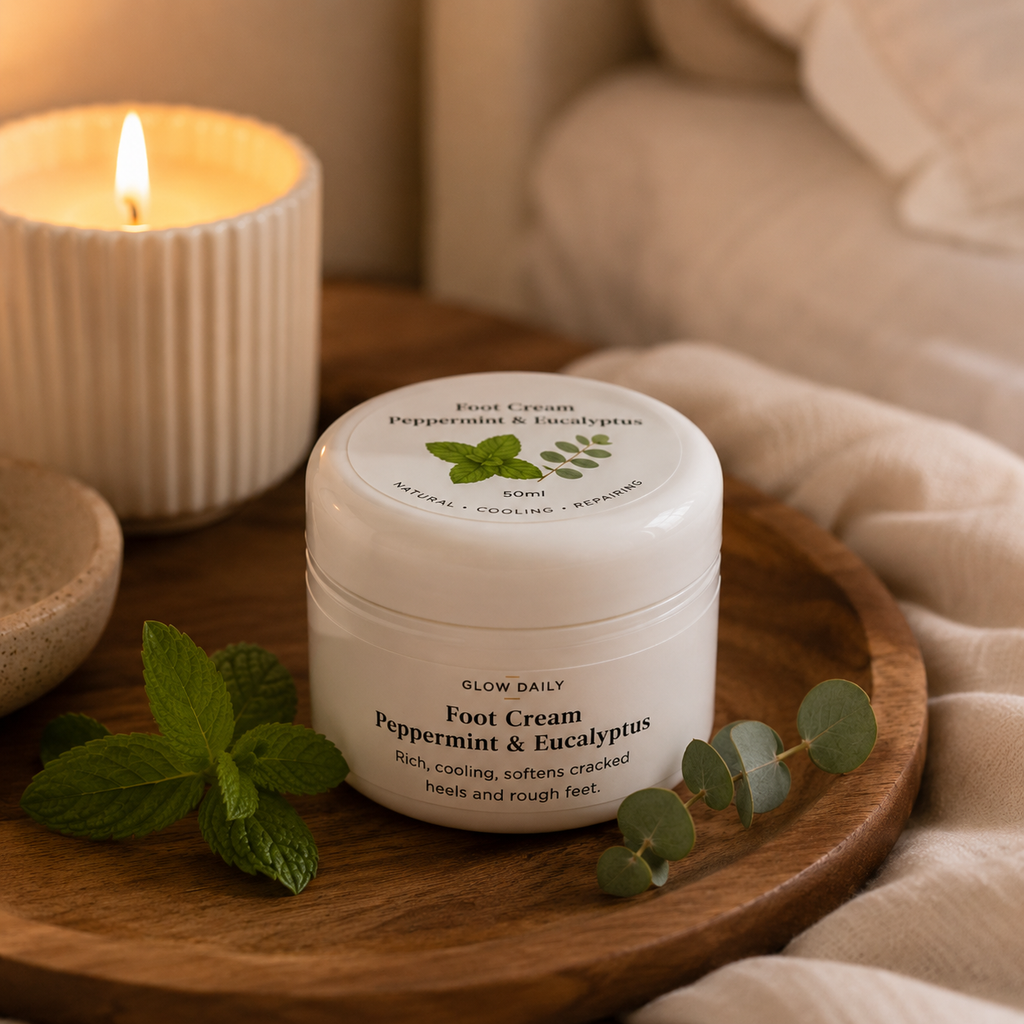 Natural Foot Cream – Peppermint & Eucalyptus Cracked Heel Relief
