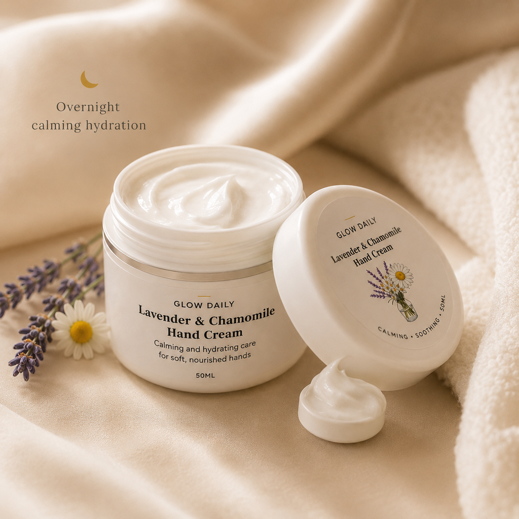 Lavender & Chamomile Hand Cream – Natural & Soothing