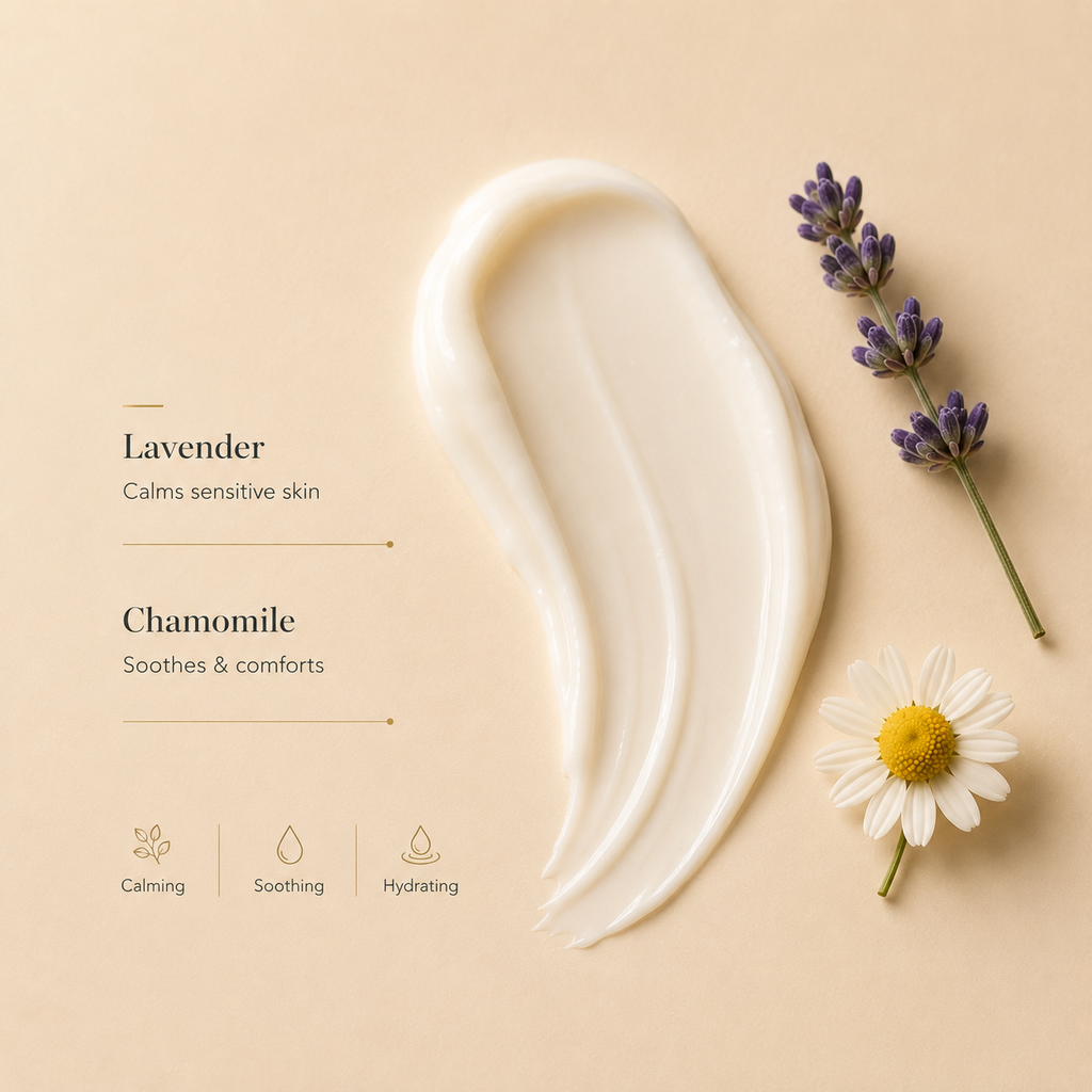 Lavender & Chamomile Face & Hand Cream Bundle – Calming Gift Set