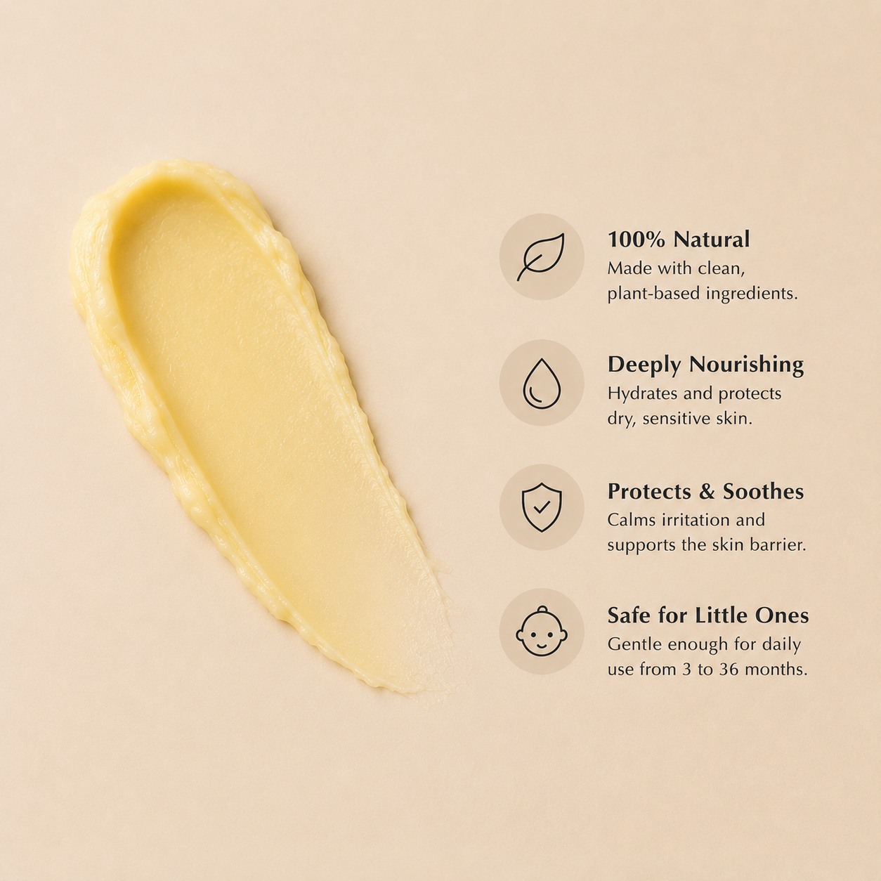 Natural Baby Balm – Gentle Chamomile Soothing Balm for Sensitive Skin