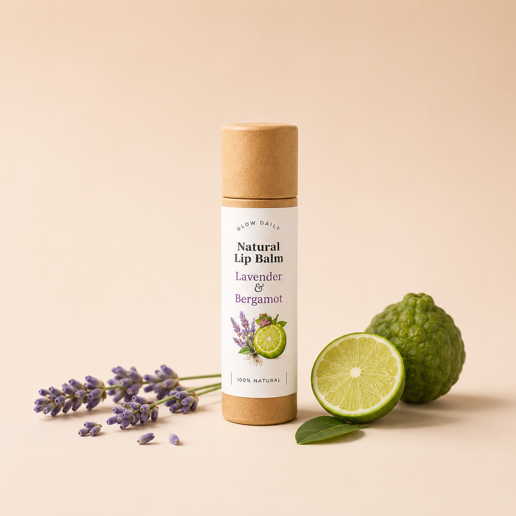 Natural Lip Balm Gift Set – Set of 4 Scents in Gift Box