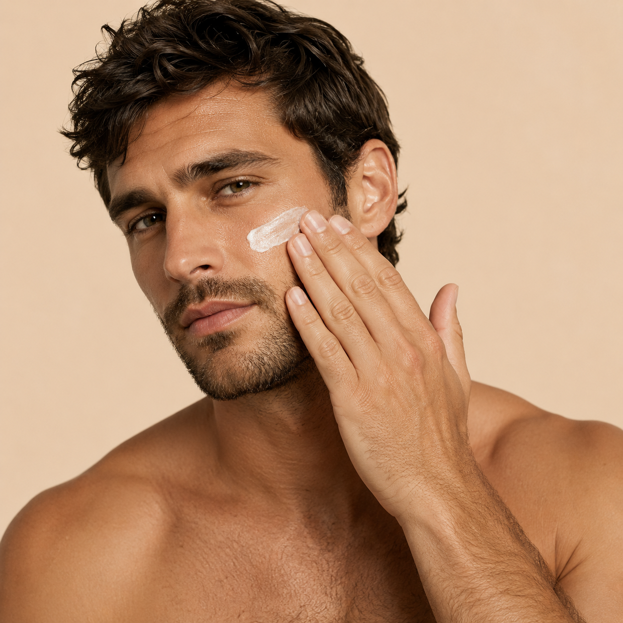Men's Face & Stubble Moisturiser – Orange & Cedarwood