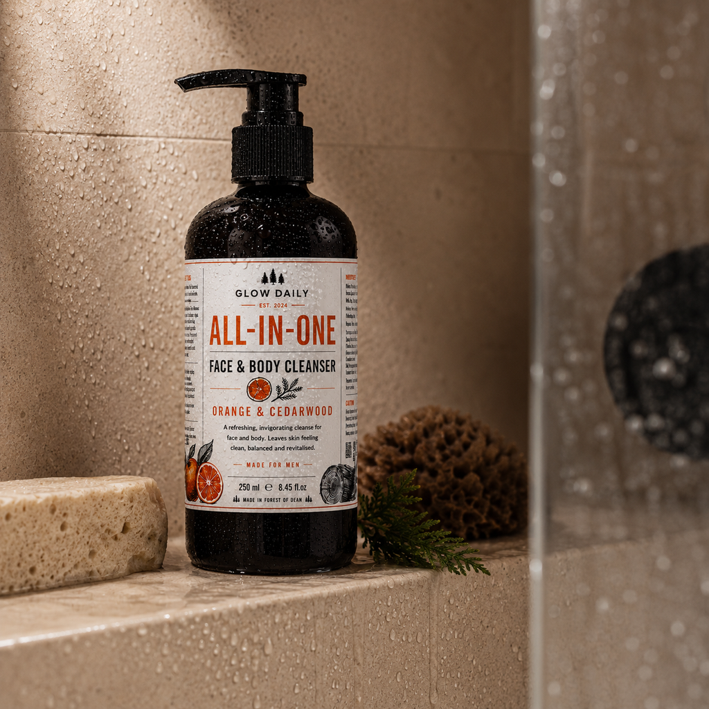 Face & Body Wash for Men All-in-One - Orange & Cedarwood