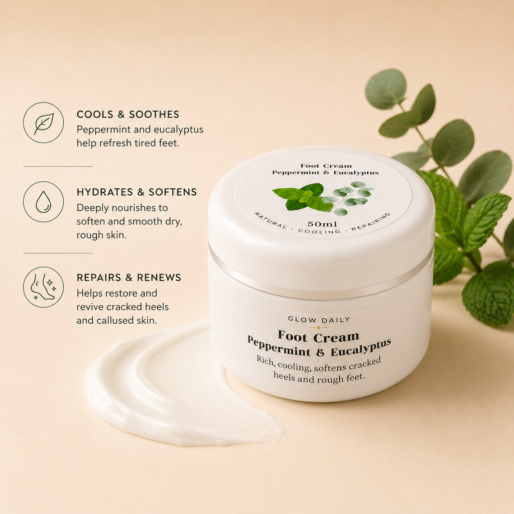 Natural Skincare Gift Set – Hand, Face & Foot Cream – Orange & Patchouli