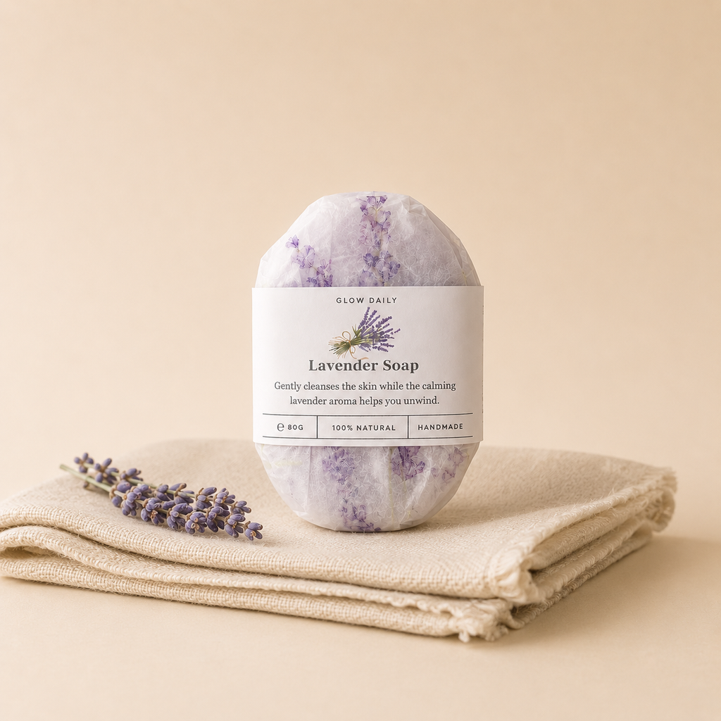 Natural Handmade Soap Bar – Peppermint, Lavender, Orange or Honey & Oatmeal