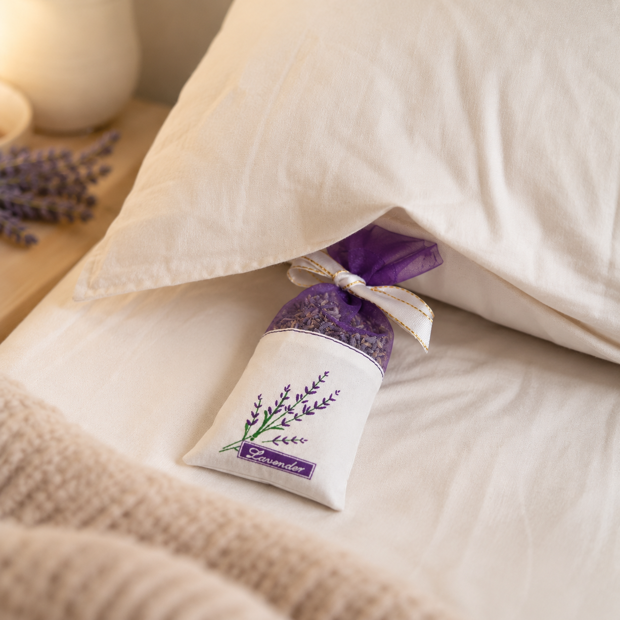Dried Lavender Bag – Pillow Sachet and Wardrobe Freshener