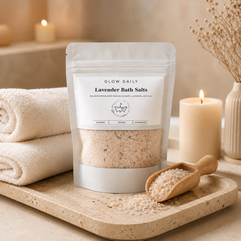 Natural Bath Salts – Rose, Grapefruit, Lemon or Lavender