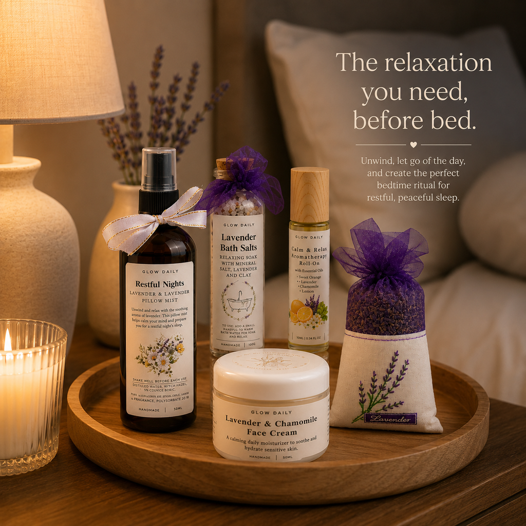 Sleep Ritual Bundle – Natural Bedtime Self Care Gift Set