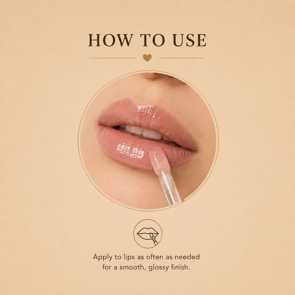 Natural Lip Gloss – Sweet Orange or Grapefruit & Bergamot