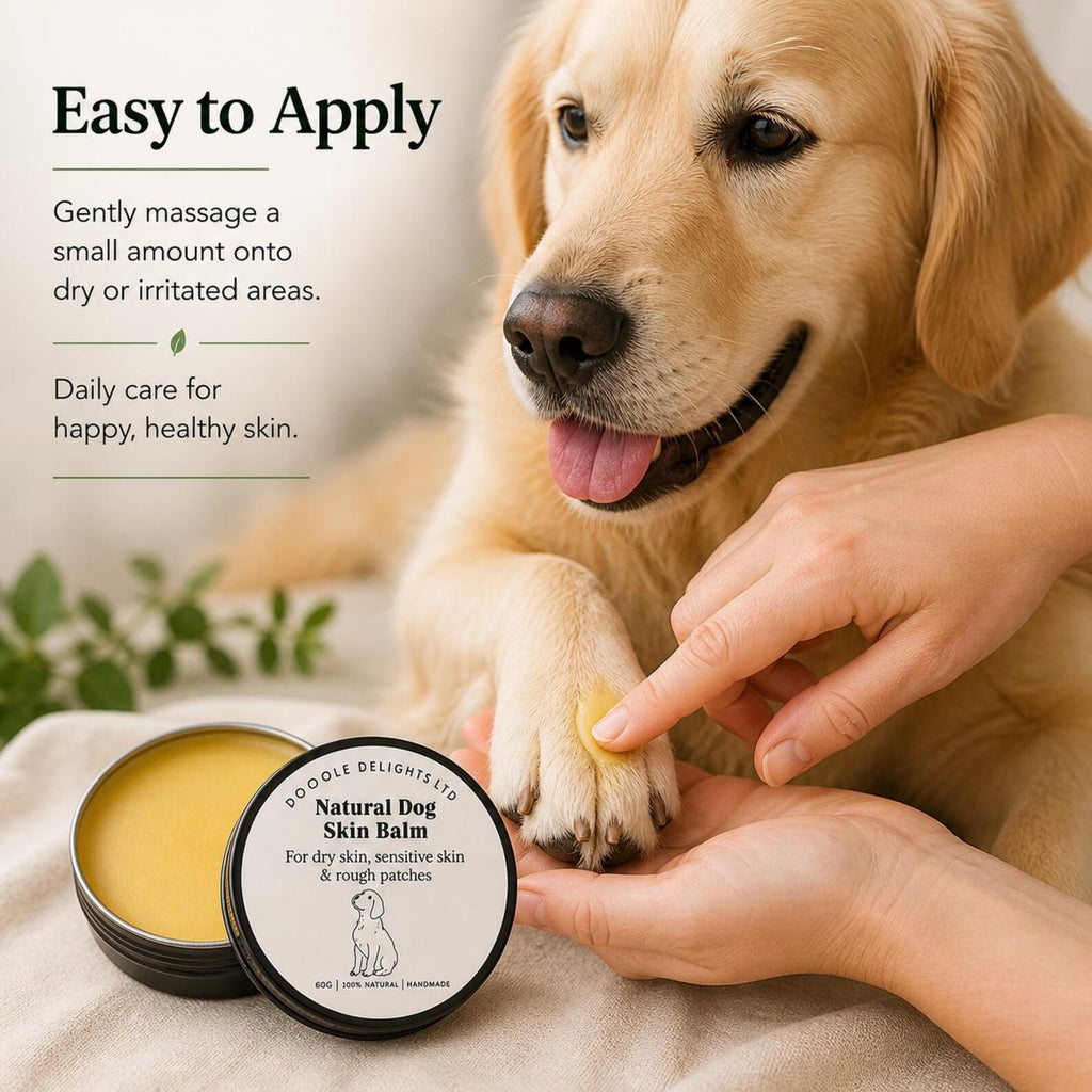 Natural Dog Skin Balm – Itchy & Sensitive Skin Relief for Paws, Nose & Dry Patches
