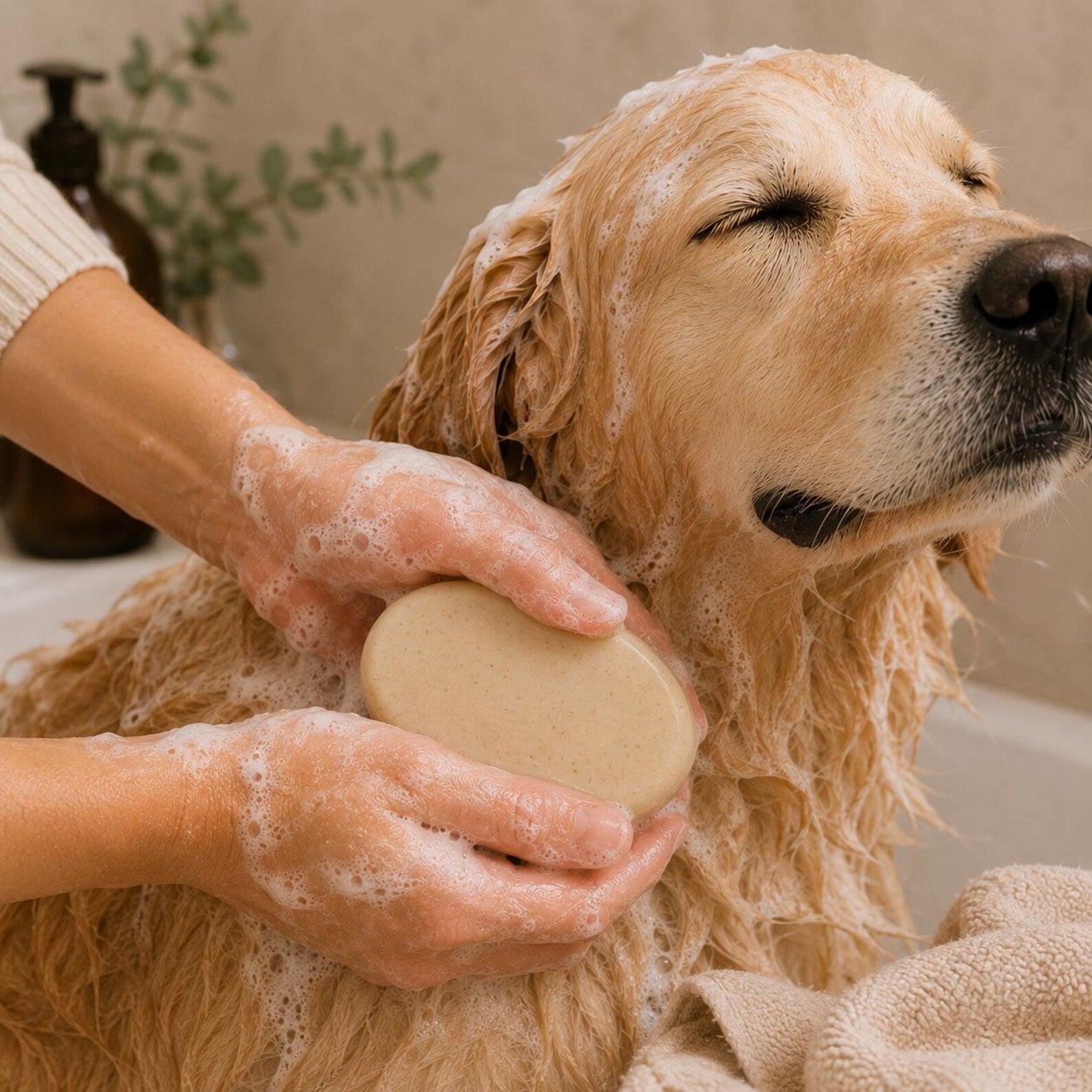 Natural Dog Care Gift Set – Shampoo Bar, Paw Balm & Skin Balm