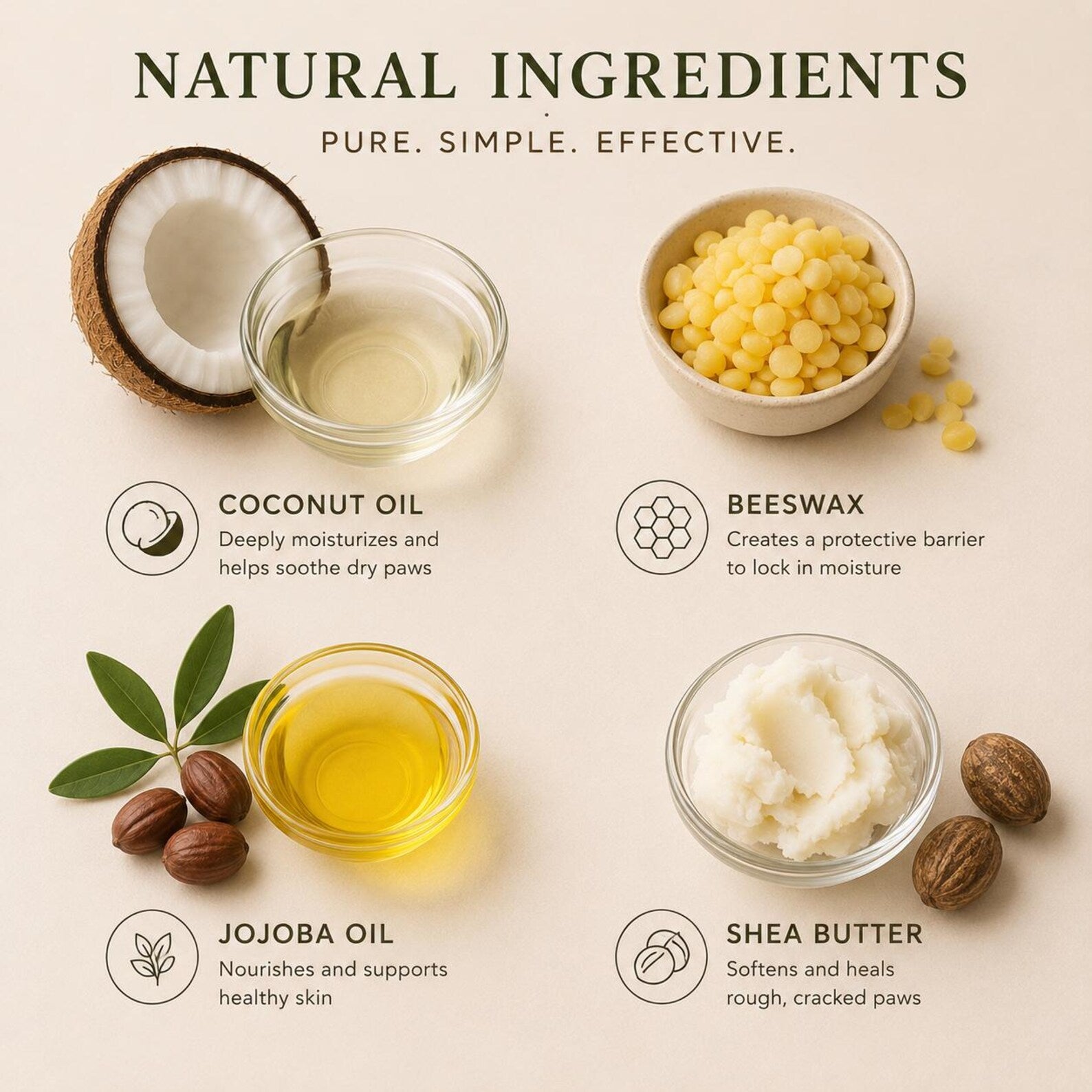 Natural Dog Paw Balm – Soothes & Repairs Dry, Cracked Paws