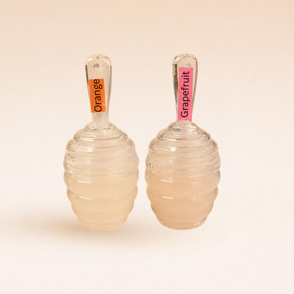 Natural Lip Gloss – Sweet Orange or Grapefruit & Bergamot