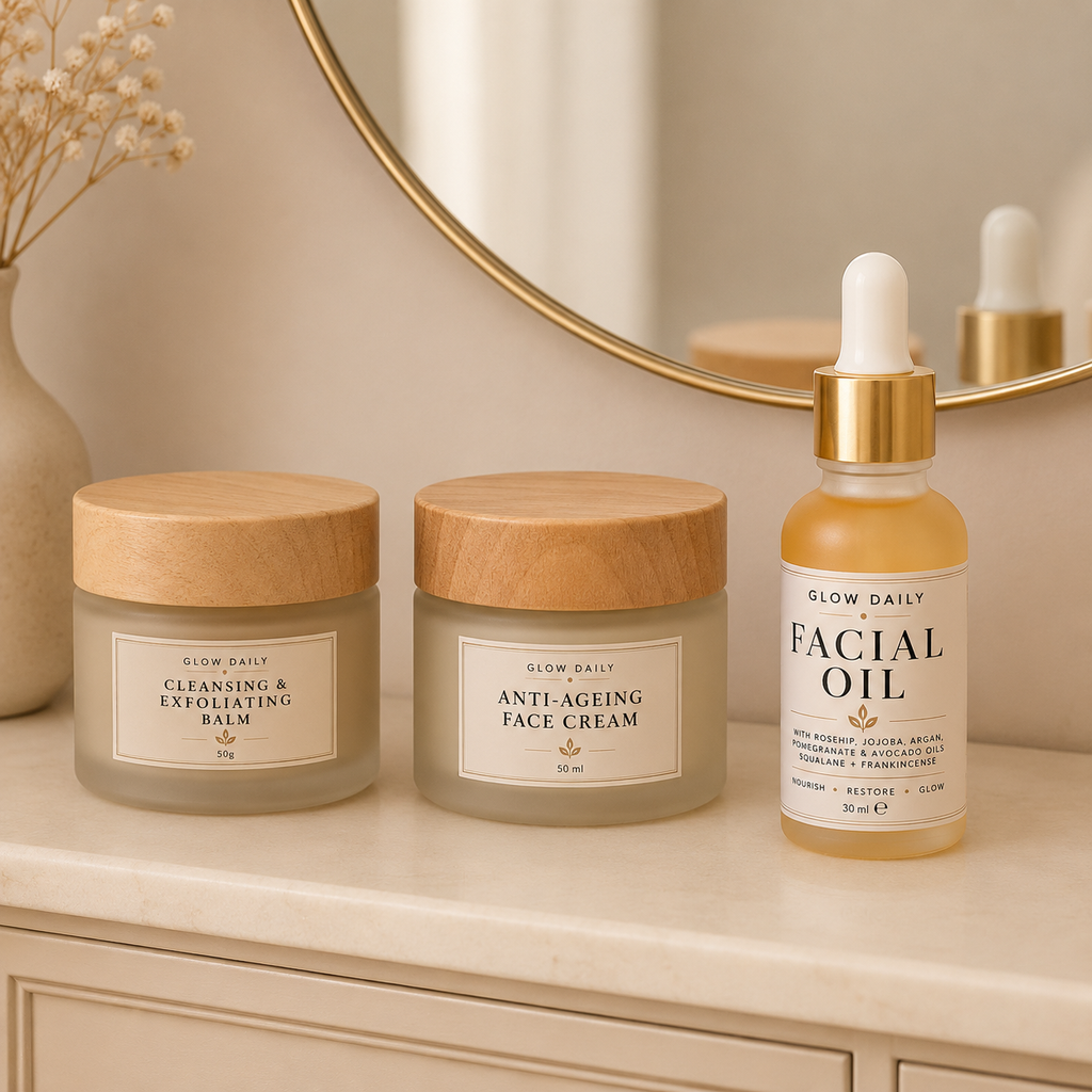 The Luxury Facial Ritual | 3-Step Natural Skincare Set